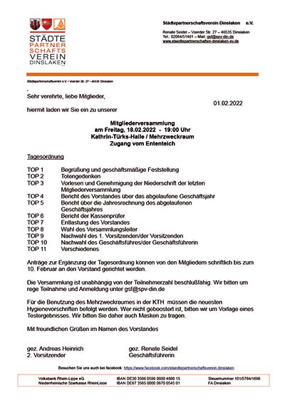 Einladung Mitgliederversammlung 2022 vorschau